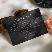 ミニマエレガントルシンプルタイポグラフィブラック結婚ズ