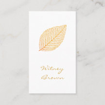 ミニマエレガントルフォイル金箔名刺