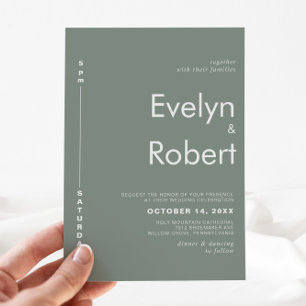 ミニマエレガントルフォーマルグ・グ結婚リーン 招待状