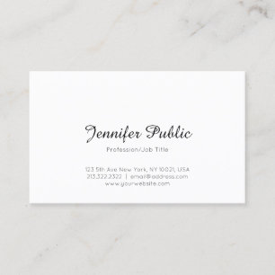 ミニマエレガントルモダンプロフェッショナルシックシンプル 名刺