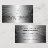 ミニマエレガントルモダン車のビジネス車 名刺 (正面/裏面)