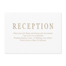 ミニマエレガント伝統的リスト式レセプション