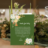 ミニマエレガント男女兼用リストベビー サンキューカード