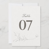 ミニマエレガント素朴リストのボタ結婚ニカルテーブル (正面)