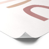 ミニマオーガニックリスト抽象芸術コラージュ ポスター (角)