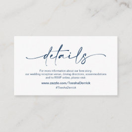 ミニマカジュアルリスト海軍インクペ結婚ンの詳細 エンクロージャーカード