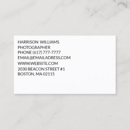 ミニマカスタマイズリストのパーソナライズエレガント 名刺