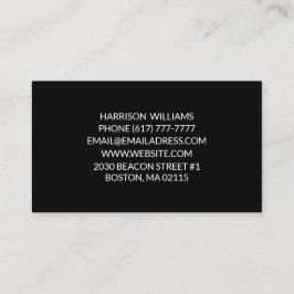 ミニマカスタマイズリストのパーソナライズエレガント 名刺