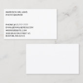 ミニマカスタマイズリストのパーソナライズエレガント 名刺 (正面/裏面)