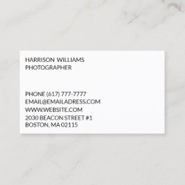 ミニマカスタマイズリストのパーソナライズエレガント 名刺