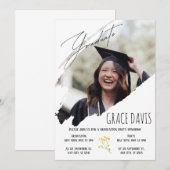 ミニマカスタムリストお祝い招待状 招待状 (正面/裏面)