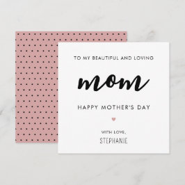 ミニマカスタムリストとマモダンママザーの日 カード