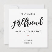 ミニマカスタムリストと友モダン母の日 カード (正面)