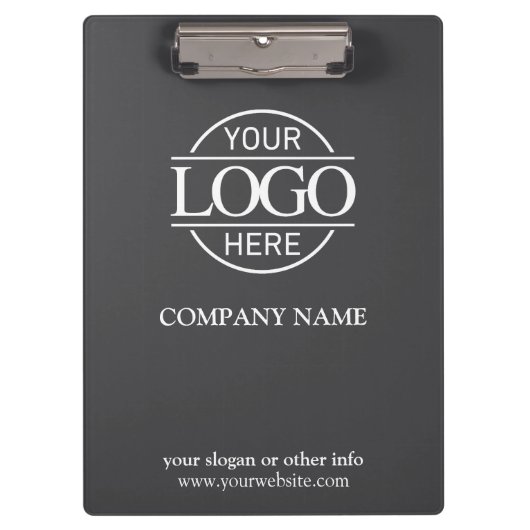 ミニマカスタムリストの会社のロゴ クリップボード (正面)