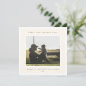 ミニマカスタムリスト写真第1母の日モダン カード (スタンド正面)