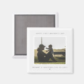 ミニマカスタムリスト写真第1母の日モダン マグネット (正面/裏面)