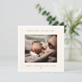 ミニマカスタムリスト写真第1父の日モダン カード (スタンド正面)