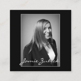 ミニマカスタムリスト向けフォトビジネス2倍 スクエア名刺