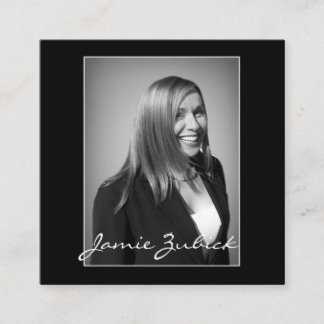 ミニマカスタムリスト向けフォトビジネス2倍 スクエア名刺