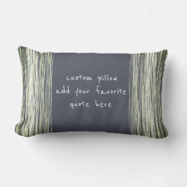 ミニマカスタムリスト独自の引用文グレーを追加モダンする ランバークッション