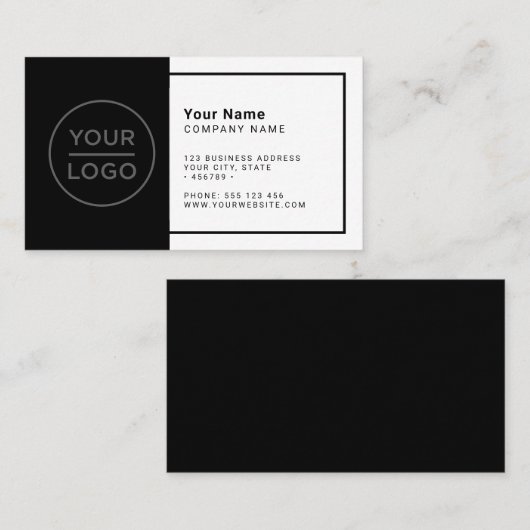 ミニマカスタムリズモダンムのカラーバス 名刺 (正面/裏面)