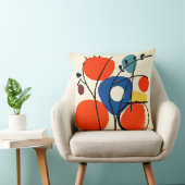 ミニマカラフルリスト抽象芸術 クッション (椅子)
