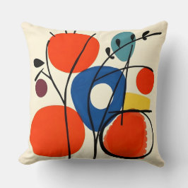 ミニマカラフルリスト抽象芸術 クッション