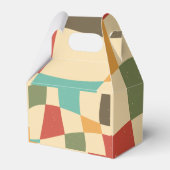 ミニマカラフルリスト結婚式の引き出物ボックス フェイバーボックス (裏面サイド)