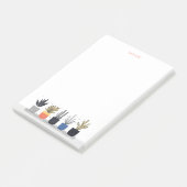 ミニマカラフルリスト鮮やか鉢植え ポストイット (アングル)