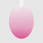 ミニマガーリーリストほこりっぽいバラさくらんぼピンク オーナメント (裏面)