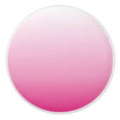 ミニマガーリーリストほこりっぽいバラさくらんぼピンク セラミックノブ (正面)