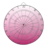 ミニマガーリーリストほこりっぽいバラさくらんぼピンク ダーツボード (正面)