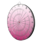 ミニマガーリーリストほこりっぽいバラさくらんぼピンク ダーツボード (正面右)