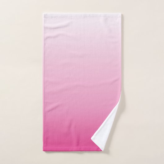 ミニマガーリーリストほこりっぽいバラさくらんぼピンク バスタオルセット (ハンドタオル)