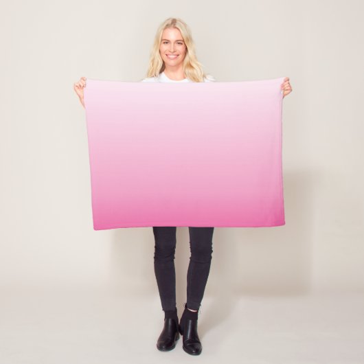 ミニマガーリーリストほこりっぽいバラさくらんぼピンク フリースブランケット (インサイチュ)