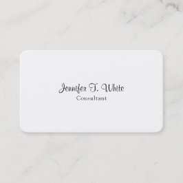 ミニマクラシカルリスト白プロフェッショナル平野 名刺