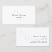 ミニマクラシックリストエレガンス 名刺 (正面/裏面)