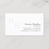 ミニマクラシックリストエレガンス 名刺 (裏面)