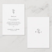 ミニマクラシックリストシンプルエンクロージャカード エンクロージャーカード (正面/裏面)