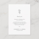 ミニマクラシックリストシンプルエンクロージャカード エンクロージャーカード (正面)