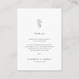 ミニマクラシックリストシンプルエンクロージャカード エンクロージャーカード