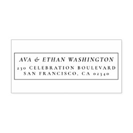 ミニマクラシックリスト |の結婚名前差出人住所 ラバースタンプ