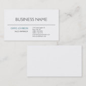 ミニマコンテンポラリーモダンリスト平野 名刺 (正面/裏面)