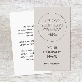 ミニマコンテンポラリーリカスタムアルロゴ薄い灰色 名刺