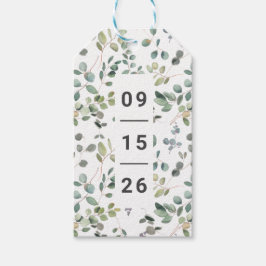 ミニマコンテンポラリーリストのユーカリ ギフトタグ