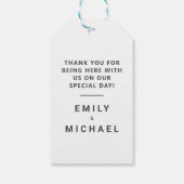 ミニマコンテンポラリーリストのユーカリ ギフトタグ (裏面)