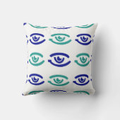 ミニマコンテンポラリーリスト大目シームレスパターン。 クッション (裏面)