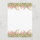 ミニマシンプルスかわいらし離れのブ結婚ランチ エンクロージャーカード (裏面)