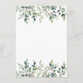 ミニマシンプルスかわいらし離れのブ結婚ランチ エンクロージャーカード (裏面)