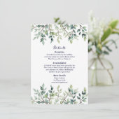 ミニマシンプルスかわいらし離れのブ結婚ランチ エンクロージャーカード (スタンド正面)